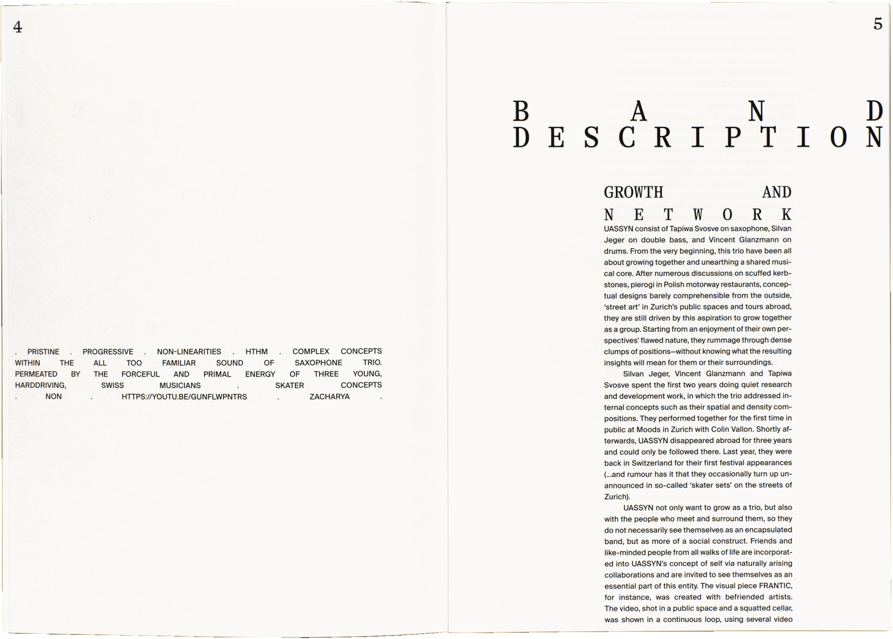 Uassyn Stiftungseingabe